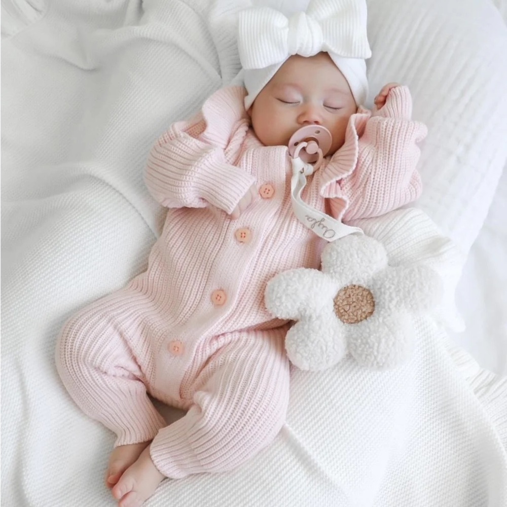 Petite and Co Adorable Pink Baby Romper